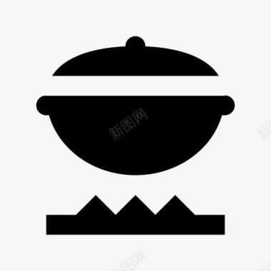 烹饪厨具材质图标图标