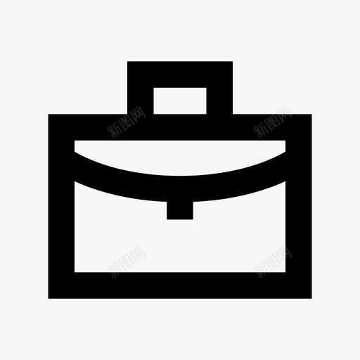 公文包白领手提箱图标svg_新图网 https://ixintu.com 公文包 办公室 员工 商务 商务和办公材料线图标 工作 手提箱 挎包 白领 行李