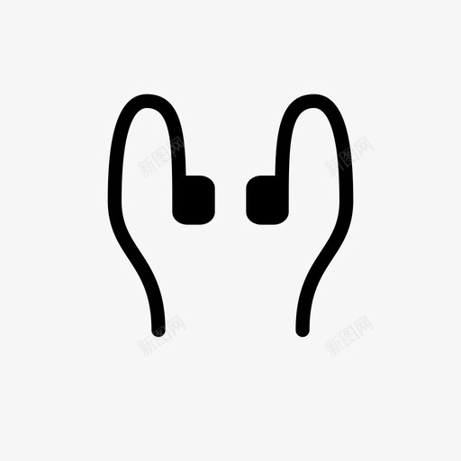 耳夹扬声器物品图标svg_新图网 https://ixintu.com 头戴式耳机 展品 扬声器 物品 耳夹 耳机 设备 音频