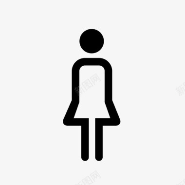 女浴室性别图标图标