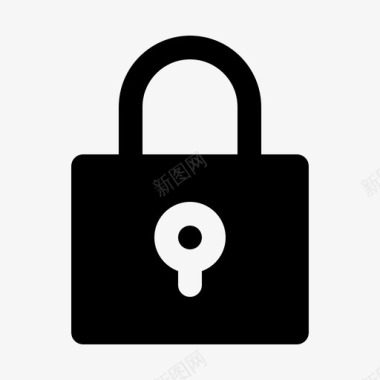 锁软件安全图标图标