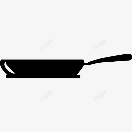 平的厨房碗用来加热食物工具和用具图标svg_新图网 https://ixintu.com 工具和用具 平的厨房碗 用来加热食物
