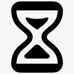 沙子灰尘沙漏灰尘坠落图标高清图片