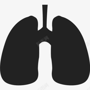 肺疾病健康图标图标