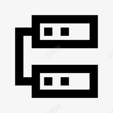 网络服务器销售服务器存储图标图标