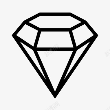 钻石宝石冰图标图标