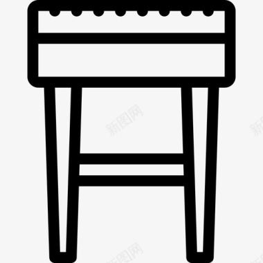凳子脚凳室内图标图标