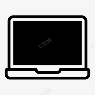 笔记本电脑屏幕便携式图标图标