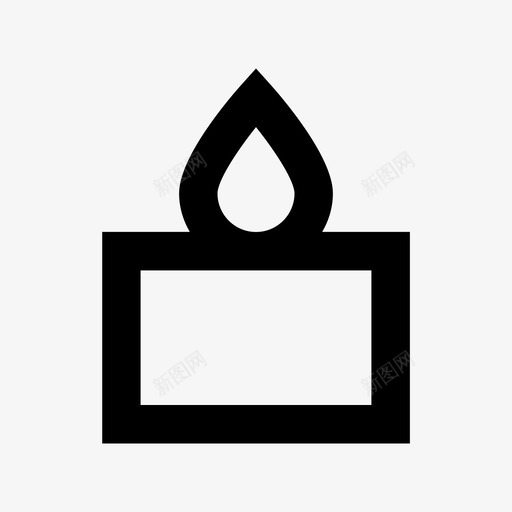 蜡烛美容和水疗系列图标svg_新图网 https://ixintu.com 美容和水疗系列图标 蜡烛