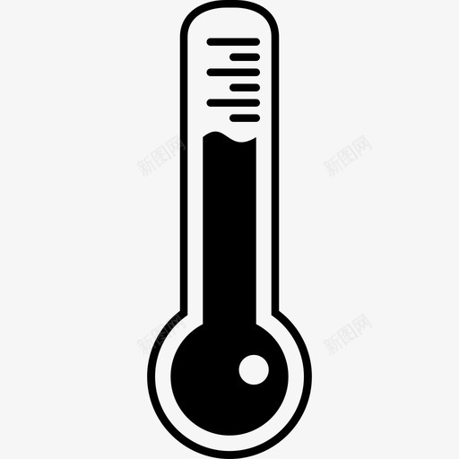 温度计温度控制工具工具和器具生态学图标svg_新图网 https://ixintu.com 工具和器具 温度计温度控制工具 生态学