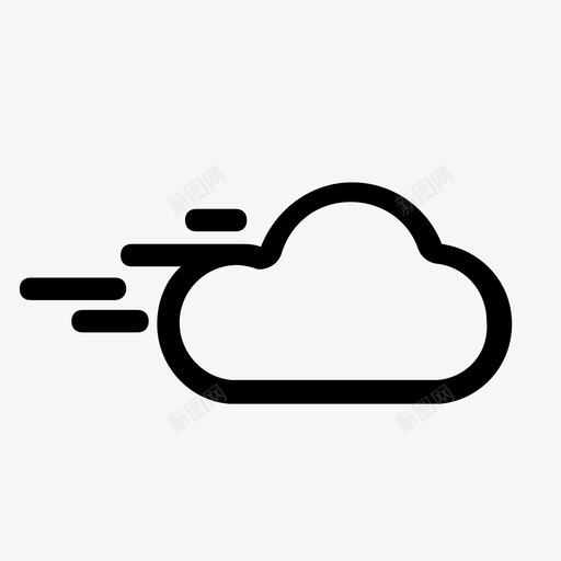 云天气雷声图标svg_新图网 https://ixintu.com 云 天气 天空 气候 温度 蒸汽 雨 雪 雷声 风