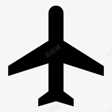 飞机机身飞行图标图标