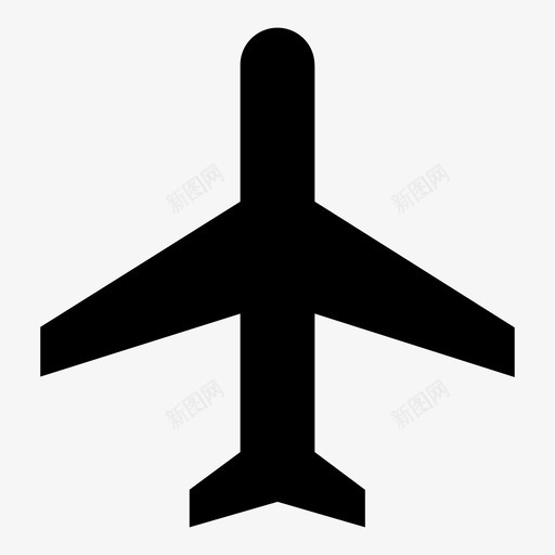 飞机机身飞行图标svg_新图网 https://ixintu.com 尾部 机翼 机身 空中 飞机 飞行 飞行器 飞行模式
