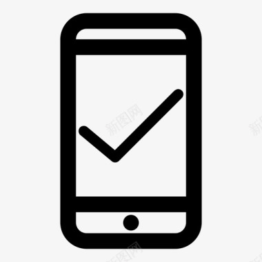 认可电话智能手机屏幕图标图标