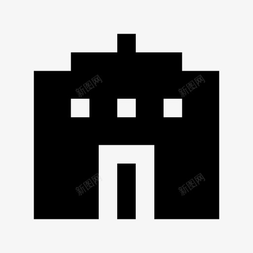 酒店溪流公共住宅图标svg_新图网 https://ixintu.com 公共住宅 城市元素材料图标 客栈 悸动 振荡 溪流 爆发 跳动 酒店 酒店建筑