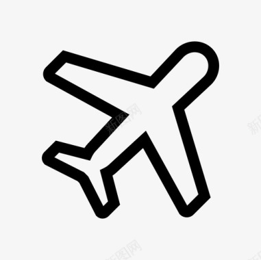 飞机航空flait图标图标