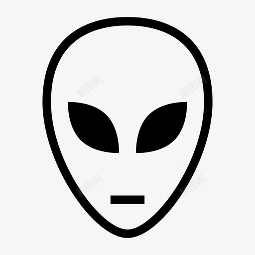 外星人联系人头颅图标svg_新图网 https://ixintu.com 不明飞行物 外星人 头颅 火星人 联系人 自然与科学 行星 里德利斯科特