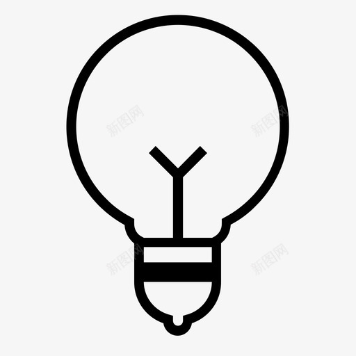灯泡电源插头图标svg_新图网 https://ixintu.com 创意 创新 开关 插头 灯 灯泡 电源 风扇