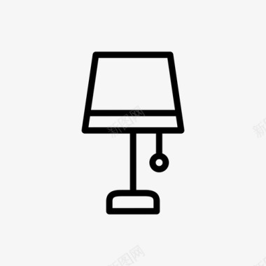 灯具配件卧室图标图标