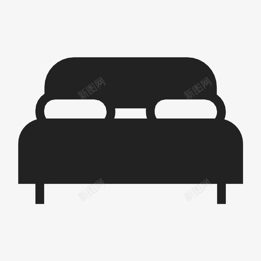 床展品物品图标svg_新图网 https://ixintu.com 家具 展品 床 材料 物品 睡眠 躺椅 酒店