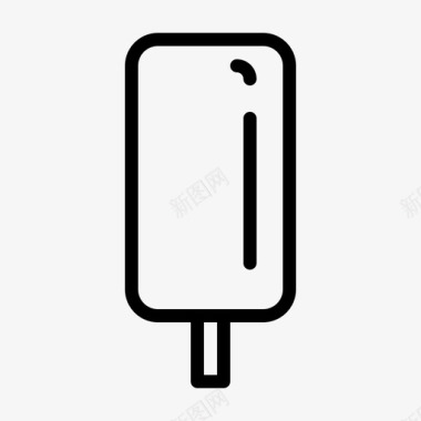 冰棒冰糖奶油棒图标图标