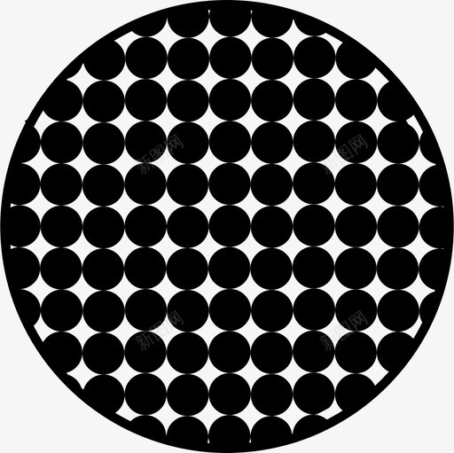 圆点图案形状地球图标svg_新图网 https://ixintu.com 圆点图案 地球图标 形状