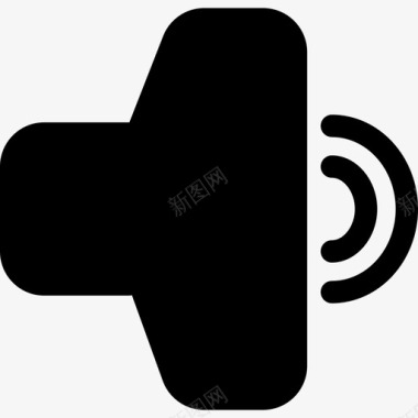 增大音量扬声器接口符号universalicons图标图标