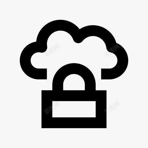 云安全云数据技术材质图标svg_新图网 https://ixintu.com 云安全 云数据技术材质图标