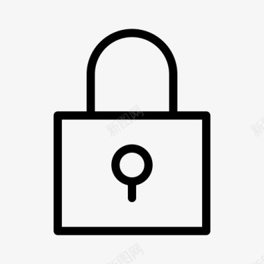 锁软件安全图标图标