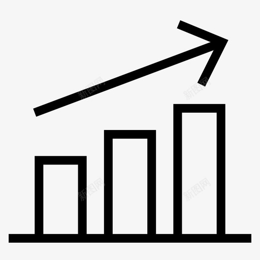 图表上升趋势股票市场数学图标svg_新图网 https://ixintu.com 商业 图表 图表上升趋势 数学 数据库 箭头 箭头涨价 股票市场 金融和办公室