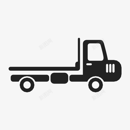 卡车床卡米昂图标svg_新图网 https://ixintu.com 卡米昂 卡车 床 拖运 物流 货车 运载 运输