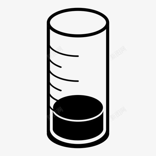 量筒烧杯瓶图标svg_新图网 https://ixintu.com 体积 医学 升 实验 烧杯 烧瓶 瓶 科学 量筒