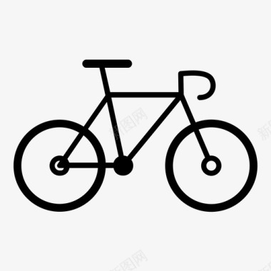 自行车把手踏板图标图标