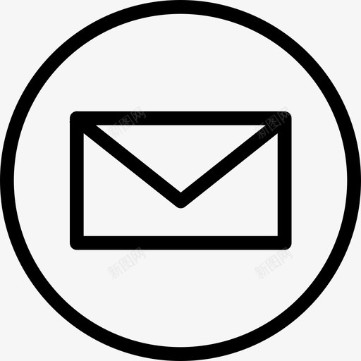 信封纸张封面图标svg_新图网 https://ixintu.com 信件 信封 发送 封面 收件箱 用户需要的圆线 电子邮件 纸张 邮件 邮递员