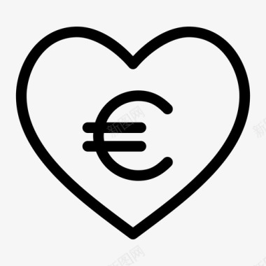 欧洲心脏流安全图标图标