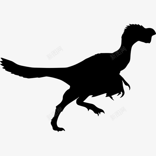 Citipati恐龙轮廓动物动物王国图标svg_新图网 https://ixintu.com Citipati恐龙轮廓 动物 动物王国