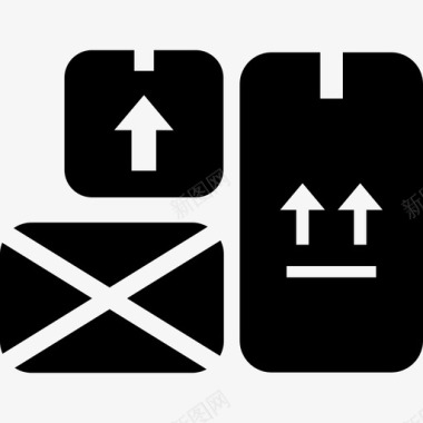 包裹储存用于送货商务图标图标