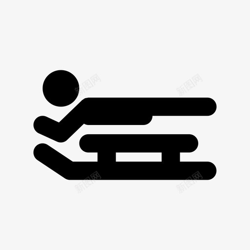 滑冰运动和游戏材料标图标svg_新图网 https://ixintu.com 滑冰 运动和游戏材料设计图标