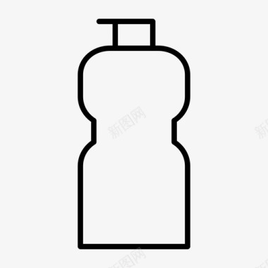 水瓶学校便携式图标图标