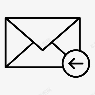 上一封电子邮件计算机邮件信封图标图标