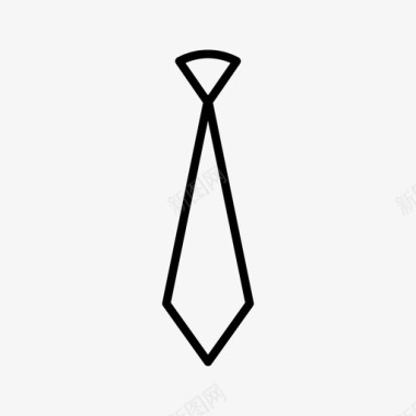 领带夹子制服图标图标