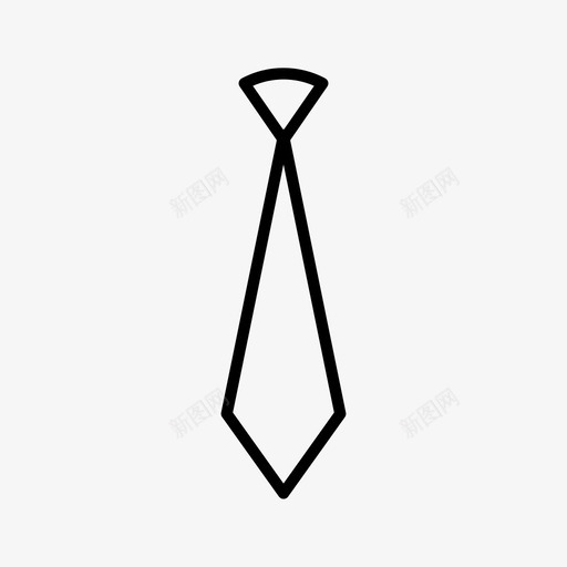 领带夹子制服图标svg_新图网 https://ixintu.com 制服 商务 夹子 带 领带