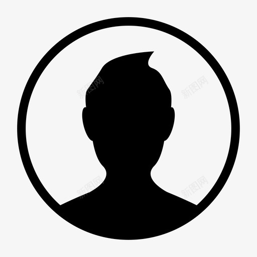 用户匿名者头像图标svg_新图网 https://ixintu.com 个人资料 匿名者 头像 用户 用户和人员 用户图标 男性成员 男性轮廓