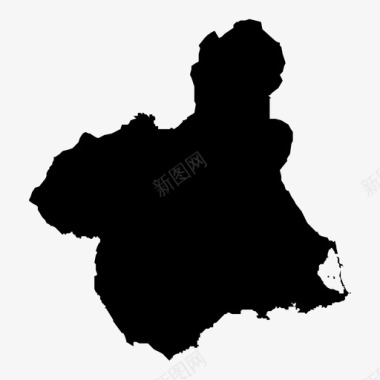 穆尔西亚无线西班牙领土图标图标