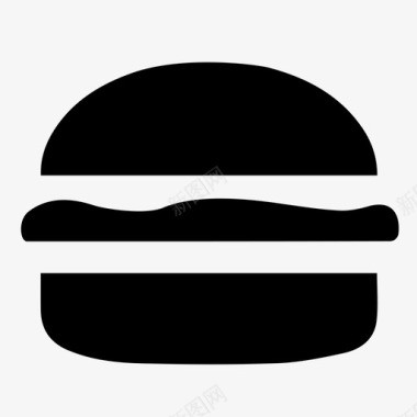 汉堡包美食偶像图标图标