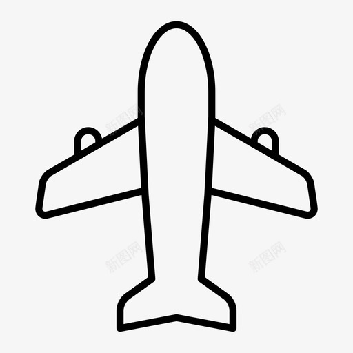 飞机飞行度假图标svg_新图网 https://ixintu.com 度假 旅行 离开 远行 飞机 飞行