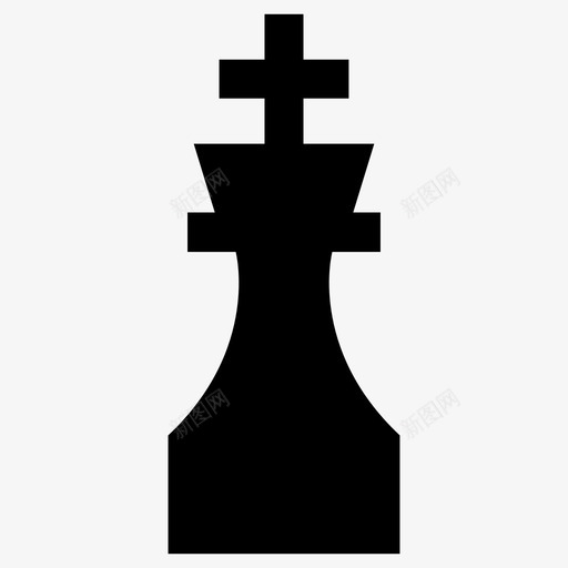 国王棋盘游戏将死图标svg_新图网 https://ixintu.com 国王 国际象棋 将死 棋子 棋盘游戏 棍子 西洋棋