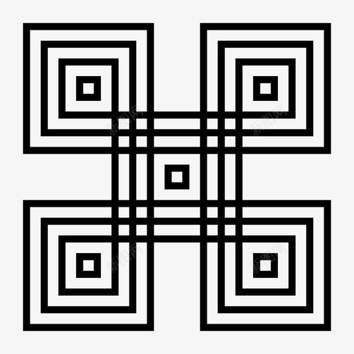 正方形展示图标svg_新图网 https://ixintu.com 几何形状 创建 展示 布局 建筑 条纹 正方形 艺术 覆盖 设计 连接