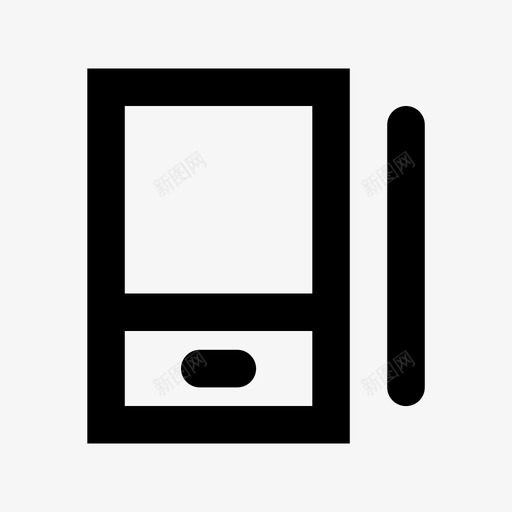 绘图板笔对象图标svg_新图网 https://ixintu.com 印刷和造型图标 对象 展示件 数字化仪 数字绘图板 数字艺术板 文章 材料 笔 绘图板 设计 项目