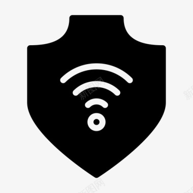 wifi屏蔽安全图标图标